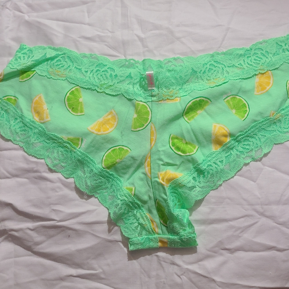 Pink brand lace band cheeky L